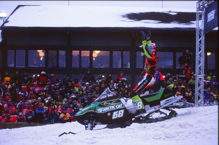 Tucker Hibbert's first Pro National win at Duluth in 2000. Photo by ArcticInsider.com