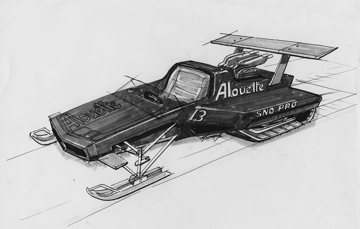 Alouette Sno Pro IFS drawing