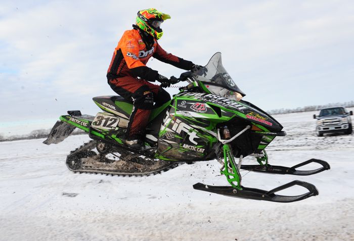 Team Arctic's Zach Herfindahl won the 2015 Grafton USXC ditch race. Photo: ArcticInsider.com