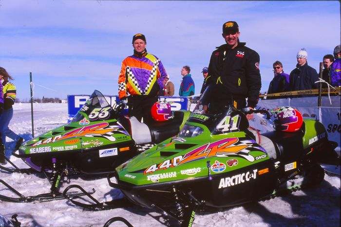 Team Arctic's Brad Pake and Kirk Hibbert. Photo by ArcticInsider.com