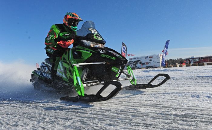 Team Arctic Cat's Wes Selby wins 2015 Park Rapids USXC. Photo by ArcticInsider.com