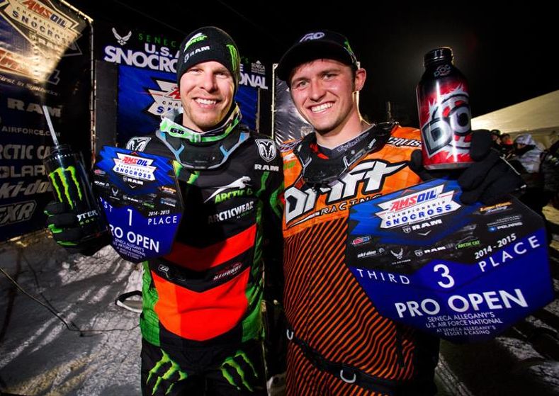 Team Arctic's Tucker Hibbert and Logan Christian finished 1-3 at the 2015 ISOC National in NY. Photo: Hanson.