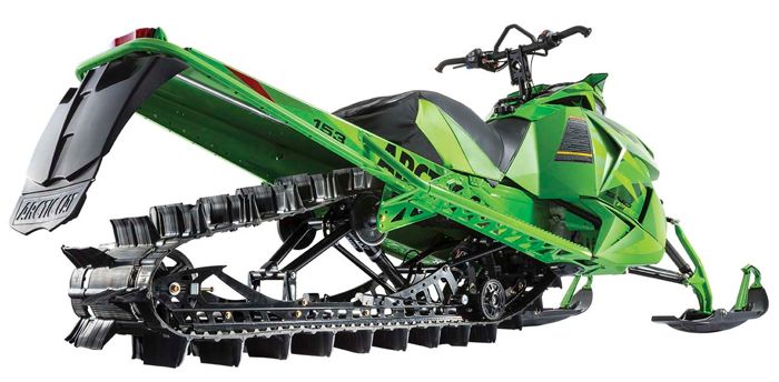 2016 Arctic Cat M 8000 153 with the 3-in. PowerClaw track