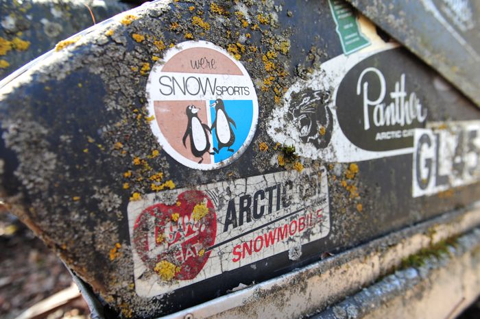 Vintage Arctic Cat snowmobile collector. Photo by ArcticInsider.com