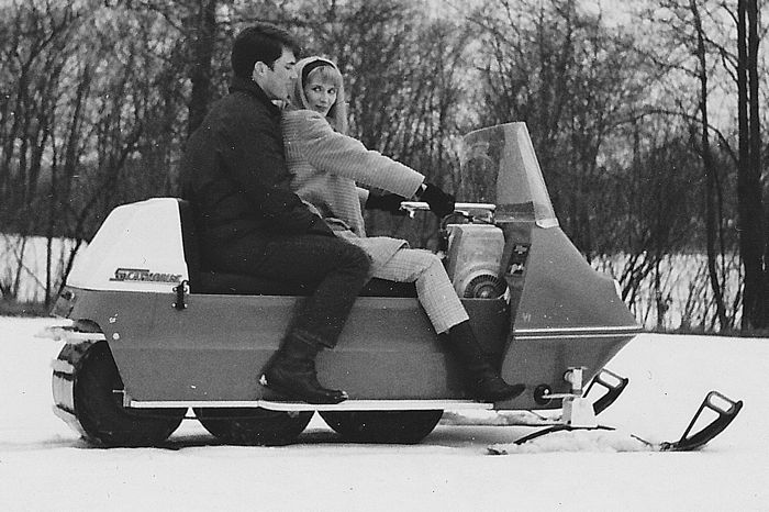 TGIF: Love on a snowmobile.