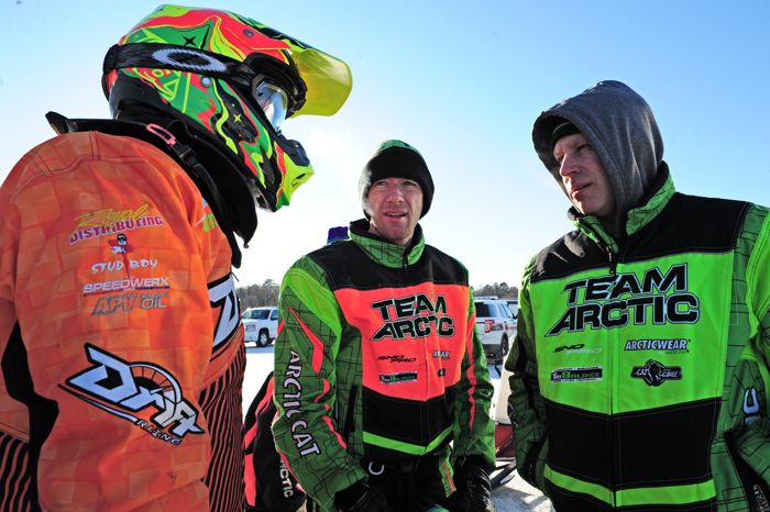 Team Arctic's Zach Herfindahl, Wes Selby & Mike Kloety. Photo: ArcticInsider.com