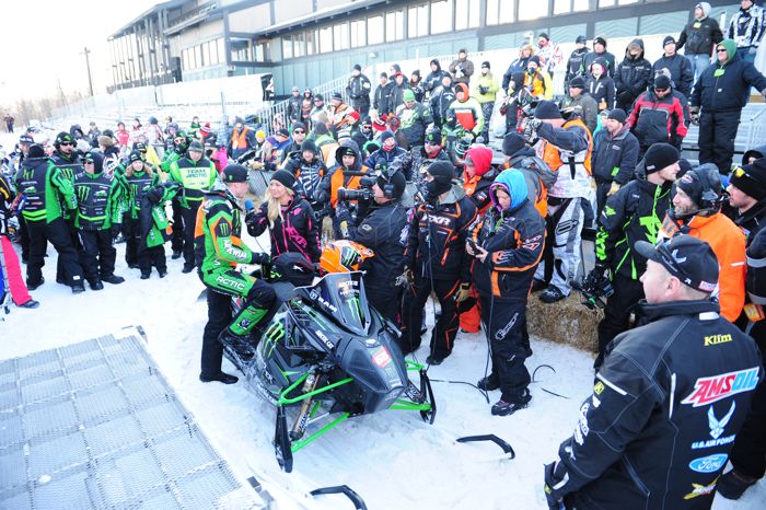 Team Monster/Arctic Cat's Tucker Hibbert (almost) won everything in 2015. Photo by ArcticInsider.com