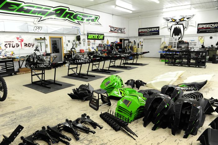 Christian Brothers Racing shop in Fertile, MN. Photo by ArcticInsider.com