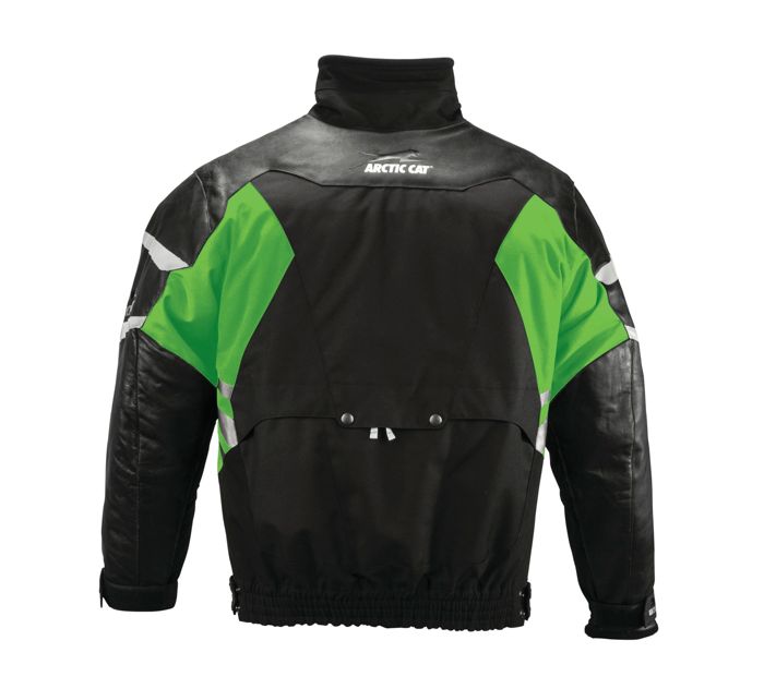 Arctic Cat, snowmobile, leather tex jacket.