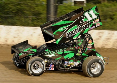 Kraig Kinser and Arctic Cat Helmet Sweepstakes for Knoxville 2015