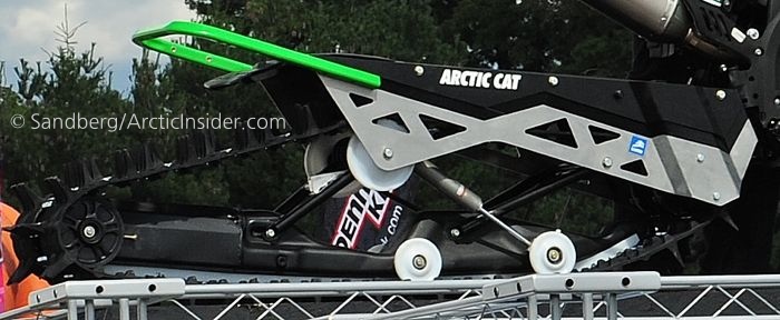Arctic Cat SVX Single-Ski Snow vehicle shown at Hay Days.