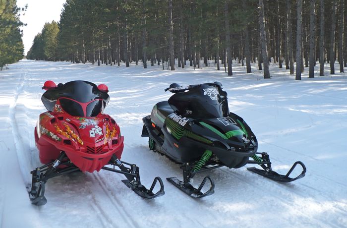 The Martens Family of Arctic Cat riders.
