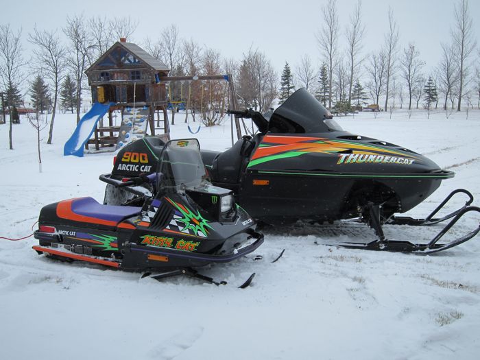 The Martens Family of Arctic Cat riders.