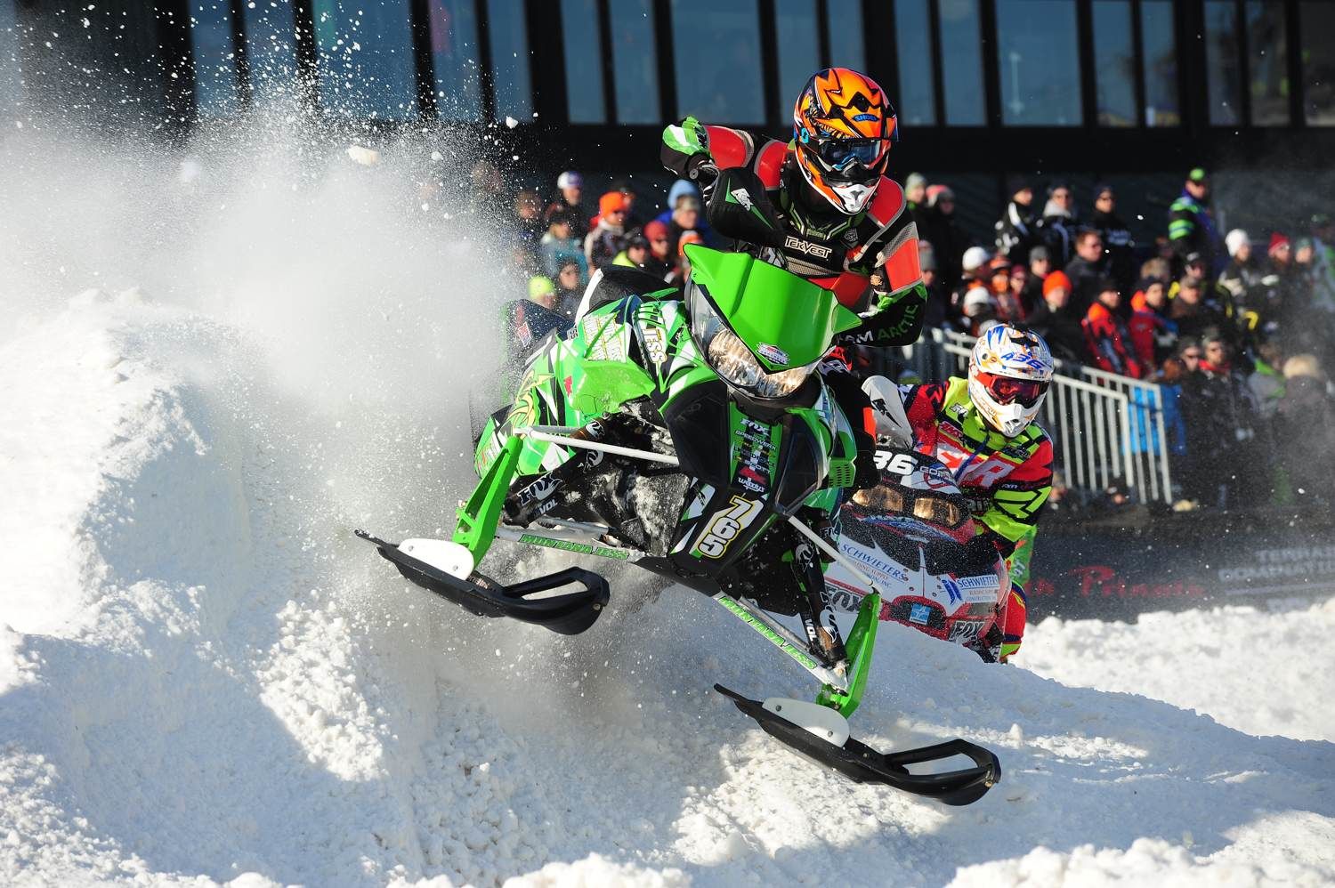 Team Arctic Cat's Montana Jess scored a pair of two's in Pro Lite. Photo by ArcticInsider.