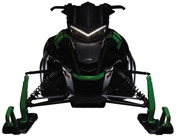2017 Arctic Cat LED headlight on 9000 and RS Edition sleds. 