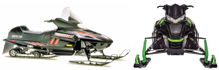 Arctic Cat Thundercat: Then and Now. 