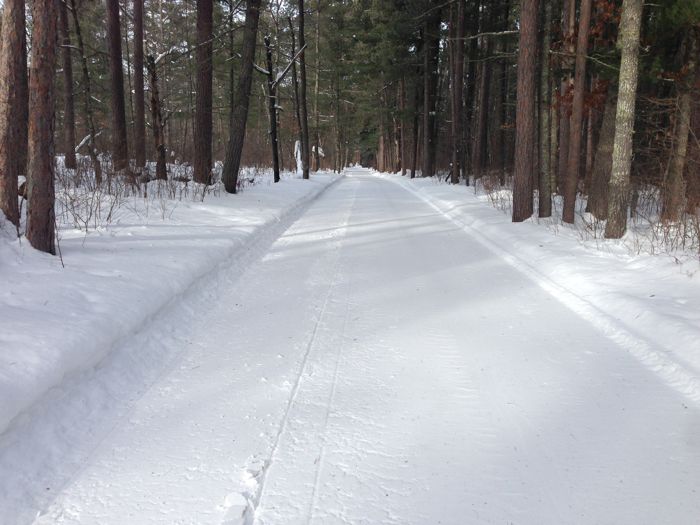 Perfectly groomed snowmobile trails. Photo by ArcticInsider.com