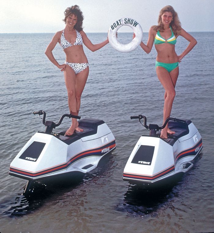 Arctic Cat WetBike ladies looking for $15.5 million reasons to celebrate.