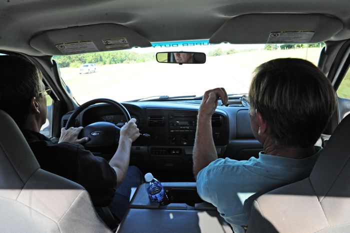 Road tripping with Arctic Cat's Tom Rowland and Jim Dimmerman. 