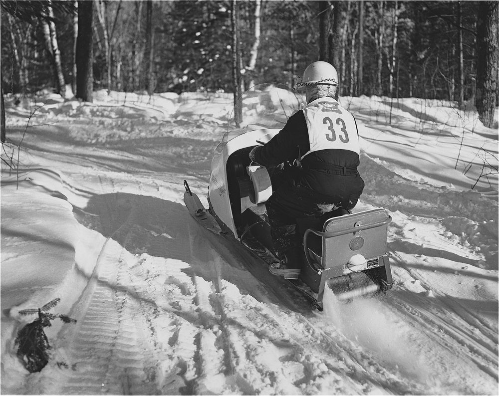 1966 Rhinelander Hodag snowmobile Marathon.