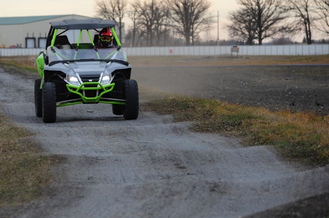 Arctic Cat Wildcat X on the test track in TRF. Photo by ArcticInsider.com