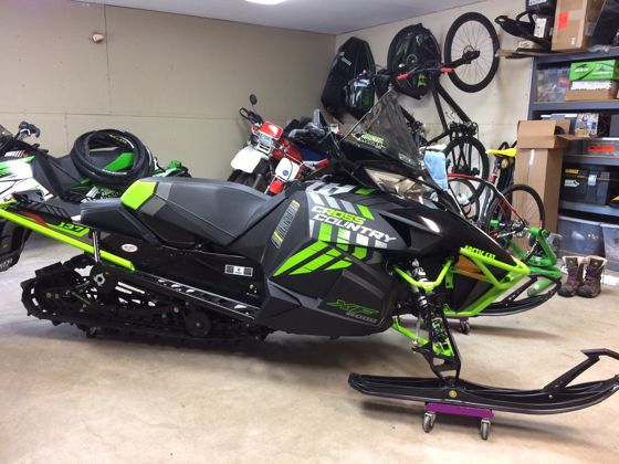 Arctic Cat sled prep for the first ride, by mile-clicking ArcticInsider.