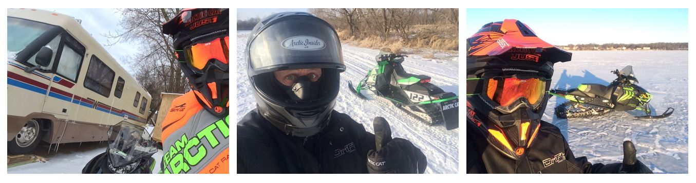 ArcticInsider Everyday Sledder. Arctic Cat snowmobile riding every day in January. 