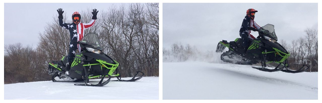 ArcticInsider Everyday Sledder. Arctic Cat snowmobile riding every day in January.