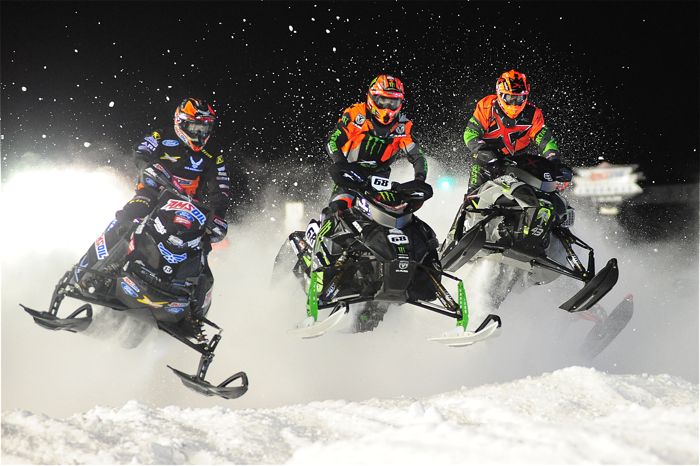Pro Open Snocross sleds, when they were truly Open. Photo by ArcticInsider.com
