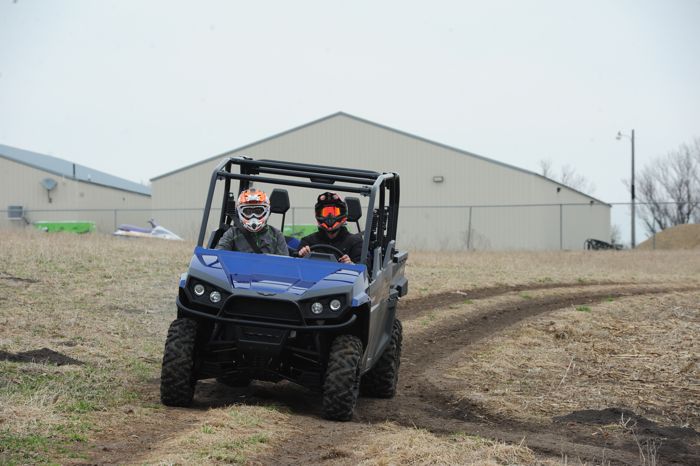 First ride on a Textron Stampede. Photo by ArcticInsider.com