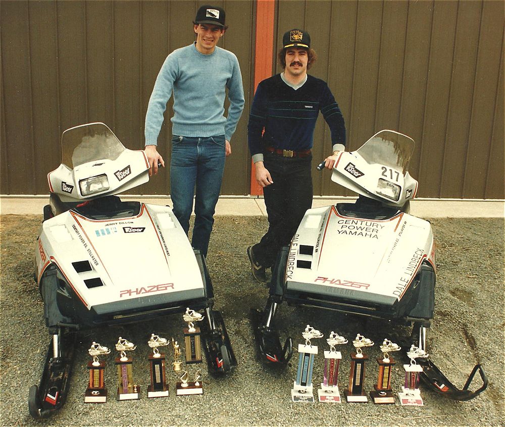 Jerry Dillon (left) and Dale Lindbeck teammed up in the mid-1980s.