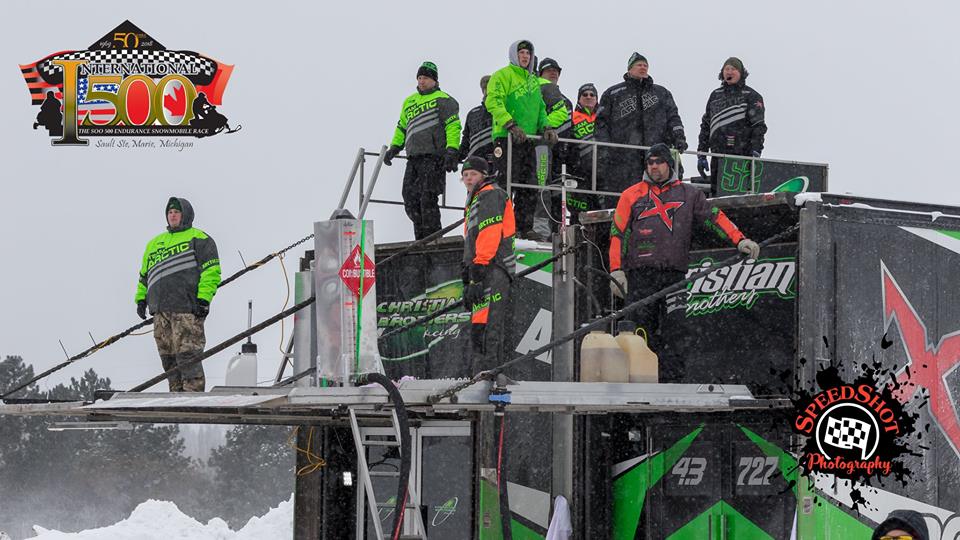 Team Arctic Cat Zach Herfindahl and Wes Selby win 2018 Soo 500.