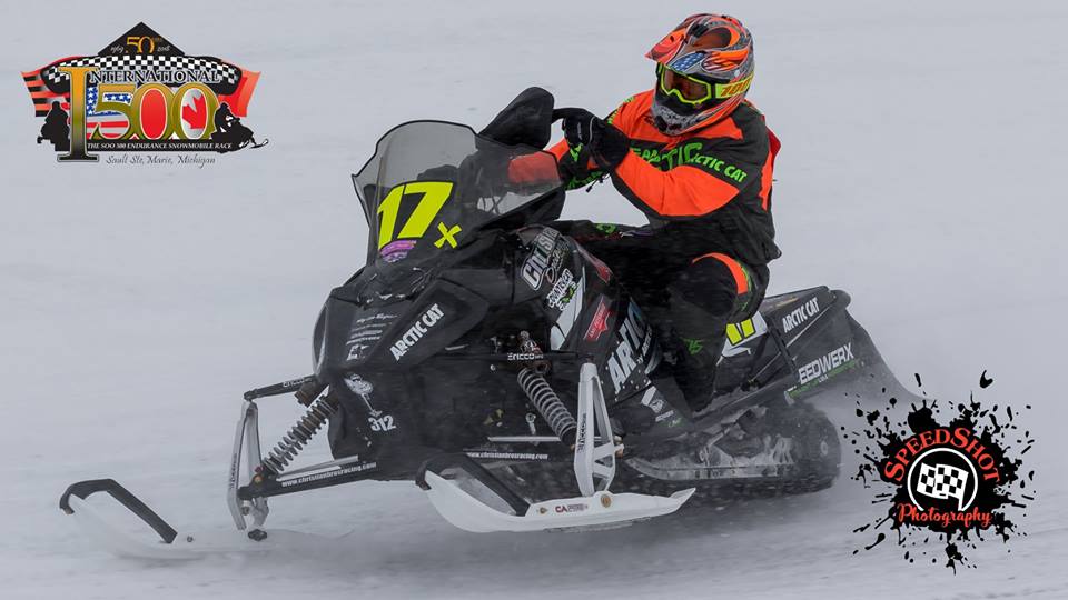 Team Arctic Cat Zach Herfindahl and Wes Selby win 2018 Soo 500.