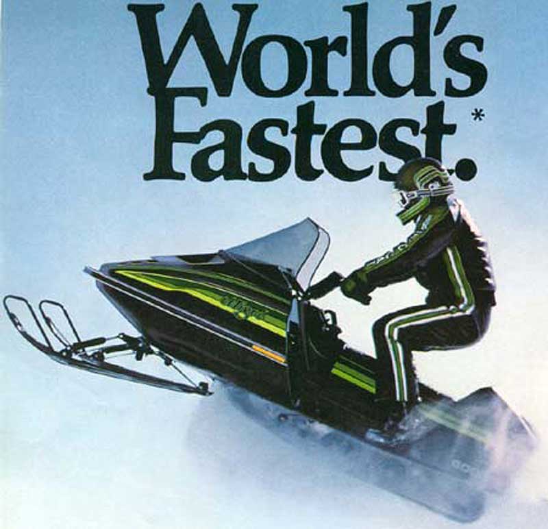 Arctic Cat El Tigre, worlds fastest snowmobile.