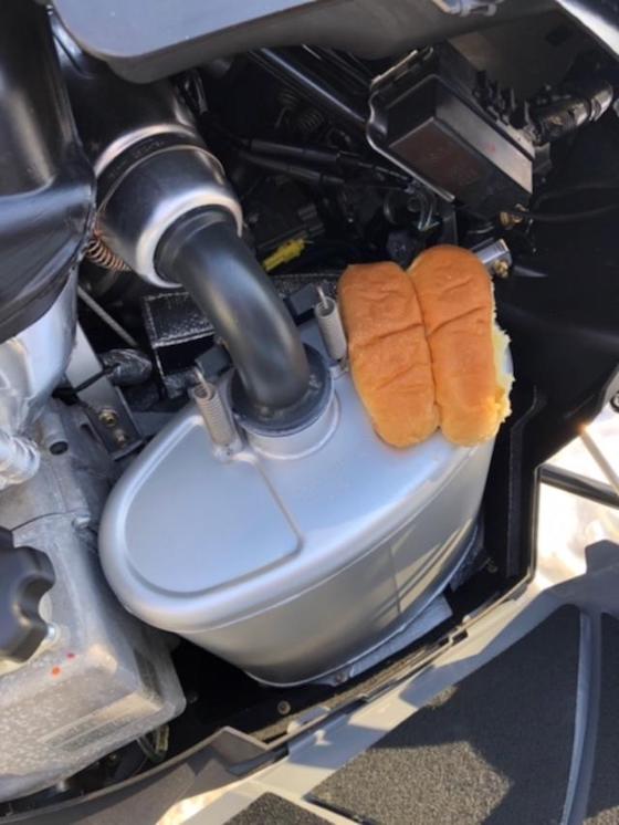 Muffpot, Hotdogger, Pffffft. Brand new muffler works perfect for warming buns