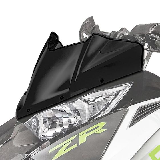 The RIOT X is getting a windshield. The one-inch mountain shield isn't quite cutting it in the Midwest.