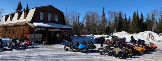 The Trestle Inn located in Finland, MN is home to snowmobilers from all over and amazing hamburgers!