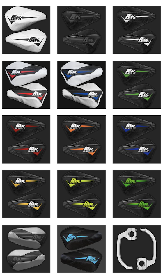 Flex-Tec handguards come in a choice of 14 colors or design your own color scheme with 2,100 different options