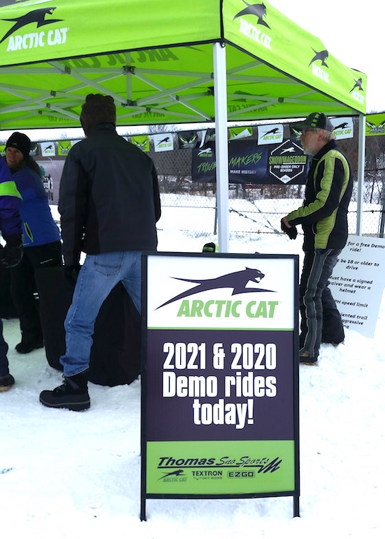 The 2021 Arctic Cat demo rides went strong all weekend at ERX. Riders got the opportunity to rip around the famed Off Road Truck Track