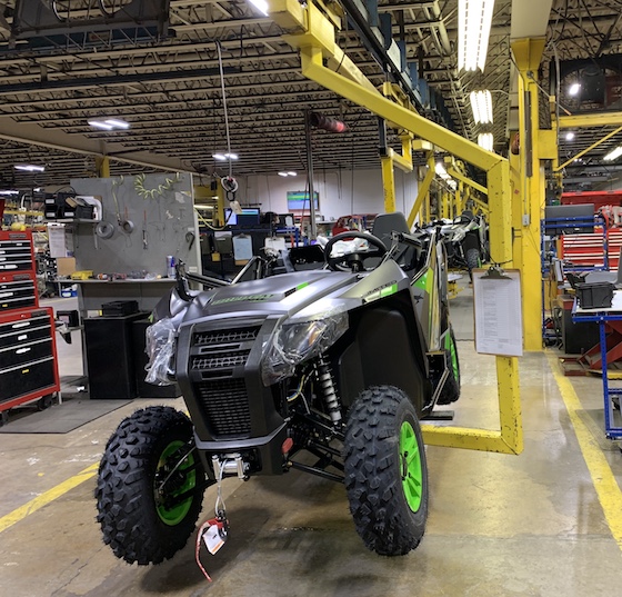 Arctic Cat Offroad Wildcat Trail Limited models rollin down the line