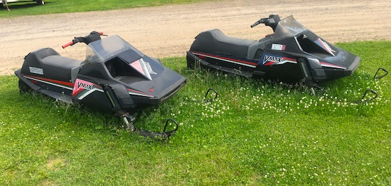 This pair of Vmax models were captured grazing while sent to pasture at Thomas Sno Sports