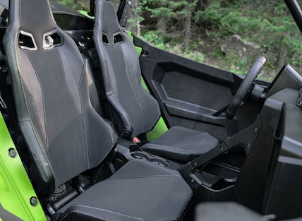 Finally a UTV interior that can house a Samsquanch comfortably! Hooray.