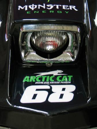Monster Arctic Cat hood detail