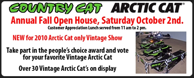 Arctic Cat Show at Country Cat