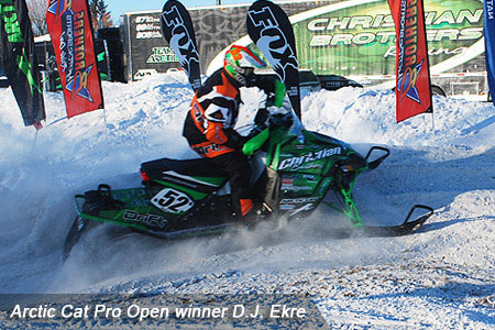 DJ Ekre led an Arctic Cat sweep of Pro Open