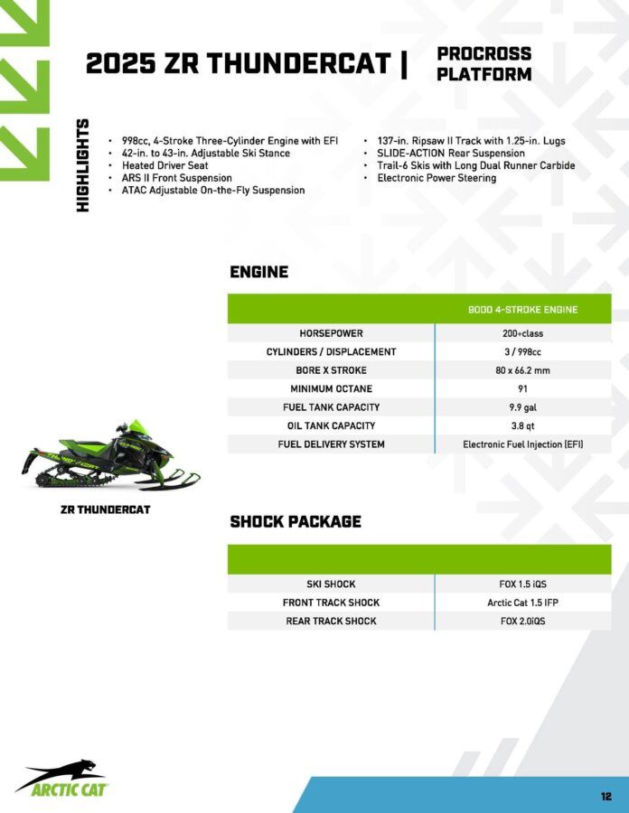 2025 ARCTIC CAT PRODUCT GUIDE | ArcticInsider