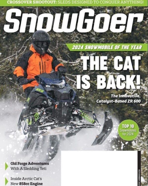 2025 ARCTIC CAT SNOWMOBILE OF THE YEAR SNOWGOER MAGAZINE  ArcticInsider