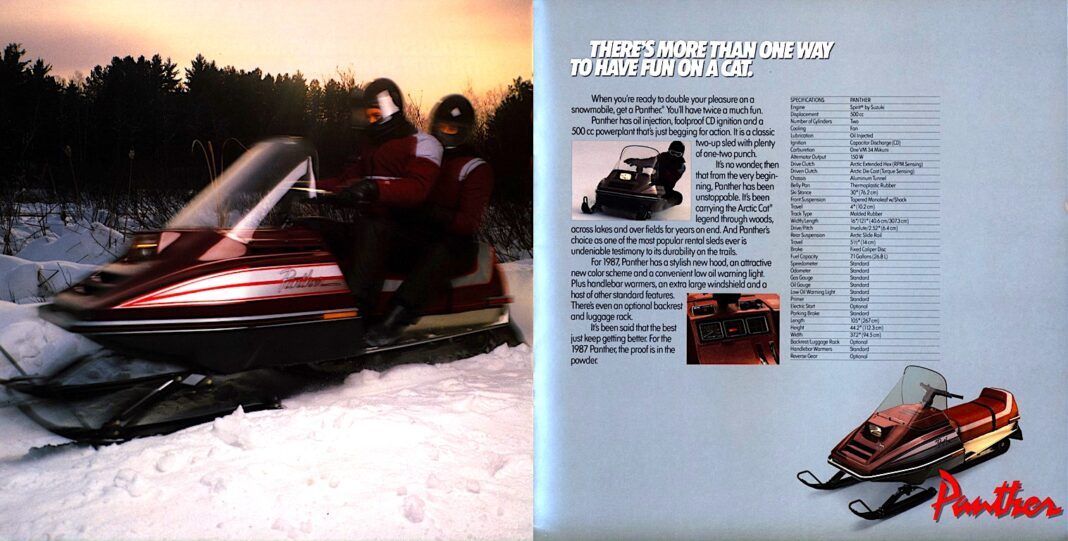 1987 ARCTIC CAT PANTHER BROCHURE | ArcticInsider